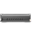 DIGITUS Patch Panel 1U 10" 8-Port Cat6A Shielded Black (DN-91608S-EA)