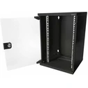 DIGITUS Wall-Mount Cabinet 254 mm (10") - 312x300 mm (W x D), Black, 9U, Model DN-10-09U-B