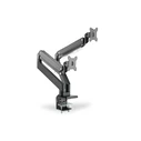 DIGITUS DA-90427 Βάση Επιτραπέζια για 2 Οθόνες έως 35" 2x15kg Μαύρο (Gas spring)