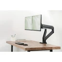 DIGITUS DA-90427 Βάση Επιτραπέζια για 2 Οθόνες έως 35" 2x15kg Μαύρο (Gas spring)