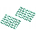 DIGITUS RJ45 Patch Cable Color Clips, 100 pieces, Green