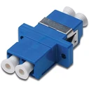 Fiber Optic Coupler Duplex LC to LC SM OS2 Blue Ceramic Sleeve Digitus