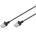 Digitus U/UTP Cat.6 (Gigabit) Ethernet Network Cable 0.5m Black