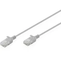 Digitus U/UTP Cat.6 (Gigabit) Καλώδιο Δικτύου Ethernet 3m Γκρι