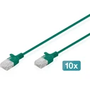 DIGITUS U/UTP Cat.6 (Gigabit) Καλώδιο Δικτύου Ethernet 10 m