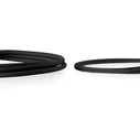 DIGITUS U/UTP Cat.6 (Gigabit) Καλώδιο Δικτύου Ethernet Μαύρο
