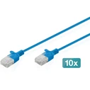 Digitus U/UTP Cat.6 (Gigabit) Καλώδιο Δικτύου Ethernet - Μπλε