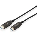 DIGITUS HDMI AOC Υβριδικό Οπτικό Καλώδιο UHD 8K 60m Μαύρο