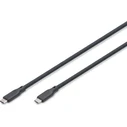 Digitus USB 2.0 Cable USB-C male - USB-C Black 1m AK-300350-010-S
