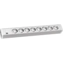 Bachmann 19" PVC PDU 1U with 8x Schuko sockets, 2.0 m cable (RAL 7035)