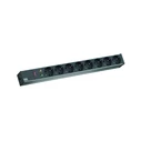 Bachmann 19" Rack-Mount Power Strip, 8-way, no switch, 2 m cable