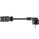 Bachmann Adapters Bachmann Schuko IEC C5 Cable 2m Black