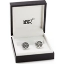 MontBlanc Spider Μανικετόκουμπα Ασήμι MB114708 (1,7x1,7cm)