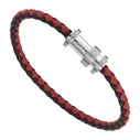 MontBlanc Ανδρικό Βραχιόλι Δερμάτινο MB11855768 (6,8 cm)