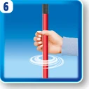 Vileda Easy Wring & Clean Turbo σετ σφουγγαρίσματος (μαύρο/κόκκινο)
