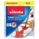 Vileda Mop Refill Turbo 2in1 Microfibre Replacement Head, 2 pcs (MPN 166142)