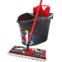 Vileda ULTRAMAX 2in1 Komplettset (μαύρο/κόκκινο)