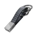TROIKA Keyring TWISTER CARBON (KRG649/CB)