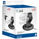 Αξεσουάρ για κονσόλες παιχνιδιών Speedlink βάση φόρτισης TWINDOCK για PS4 μαύρη με AC adapter για 2 χειριστήρια DUALSHOCK 4