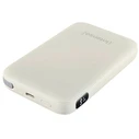 Φορητός φορτιστής ταξιδιού Intenso Power Bank S10000 10000mAh με ενσωματωμένο καλώδιο USB-C, μπεζ
