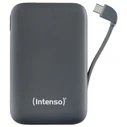 Powerbank Intenso S10000 10000mAh με ενσωματωμένο καλώδιο USB-C, γκρι