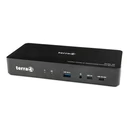 Terra Wortmann AG TERRA MOBILE Dockingstation 803W USB-C Dock incl. 135W power supply and USB C/A cable — Dual monitor, HDMI/DisplayPort, Ethernet