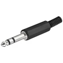 Oem Φίς Πλαστικό Stereo 6.35mm