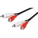 ATC Cable 2RCA to 2RCA 2.5m Black