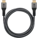 Goobay Plus High-Speed HDMI Cable with Ethernet, Sharkskin Grey, 4K@60Hz, 10 m (MPN 64997)