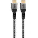 Καλώδιο HDMI Goobay Plus Ultra High-Speed 2.1 48Gbps 8K@60Hz / 4K@120Hz, 5 m (Sharkskin Grey)