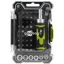 Precision Screwdriver Set with 43 Interchangeable Bits and Carrying Case GOOBAY
