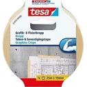 tesa Grafik- und Fixier-Krepp 25 m x 19 mm (Masking / Fixing Crepe Tape)