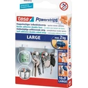 tesa Powerstrips Large - 10 λευκές ταινίες