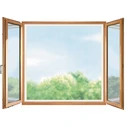 tesa Standard Fly Screen with Adhesive Velcro Tape 1.3 x 1.5 m, Anthracite