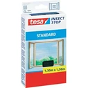 tesa Standard Fly Screen with Adhesive Velcro Tape 1.3 x 1.5 m, Anthracite