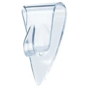 Tesa Transparent Self-adhesive Hooks, 5 pcs