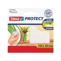 tesa Protect Ορθογώνιο Φελτζ-Προστατευτικό 100 x 80 mm λευκό