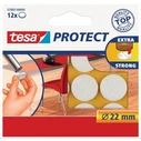 Tesa Protect Φιλτς προστατευτικά επίπλων στρογγυλά 22 mm λευκά - 12 τεμάχια