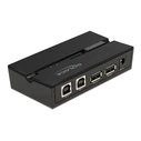 DELOCK USB 2.0 Switch for 2 PCs to 2 USB Devices (USB Type-B)
