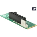 Delock Adapter M.2 Key M (male) to PCI Express x4 Slot