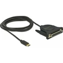 Delock USB-C to Parallel (DB25 / IEEE 1284) Adapter Cable, 1.8 m (MPN 62980)