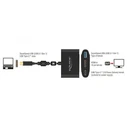 Προσαρμογέας USB‑C σε HDMI (DP Alt Mode) 4K 30Hz + USB Type‑A + USB Type‑C PD — Delock 62991