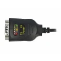 Delock USB Type-C to Serial RS-232 DB9 Adapter with 15 kV ESD Protection, 0.6 m (Model 64038)