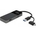 Delock USB 3.2 Gen 1 προσαρμογέας USB-A σε 4K HDMI + VGA με λειτουργία splitter (μοντέλο 64085)