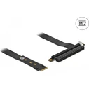 Delock M.2 Key M to PCIe x16 NVMe Adapter with 20 cm Cable (Model 64133)