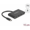 Delock USB 3.2 Gen 1 USB Type-C Hub with 3 x USB Type-C Ports + 1 x USB Type-C PD 100W (Model 64174)