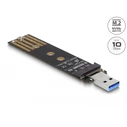 Delock Combo Konverter για M.2 NVMe (PCIe) ή SATA SSD με USB 3.2 Gen 2 (MPN: 64197)