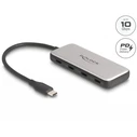 DELOCK USB Hub Type-C 10 Gbps με 4x USB Type-C θύρες (μοντέλο 64261)