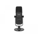 Multifunctional Dual‑Capsule USB Microphone DeLOCK (Model 66822) with 3.5 mm Headphone Jack, Volume Control and Quick‑Mute