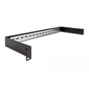 Delock 66883 Ράφι οργάνωσης καλωδίων (Cable Rail) Μαύρο, 1 τεμ.